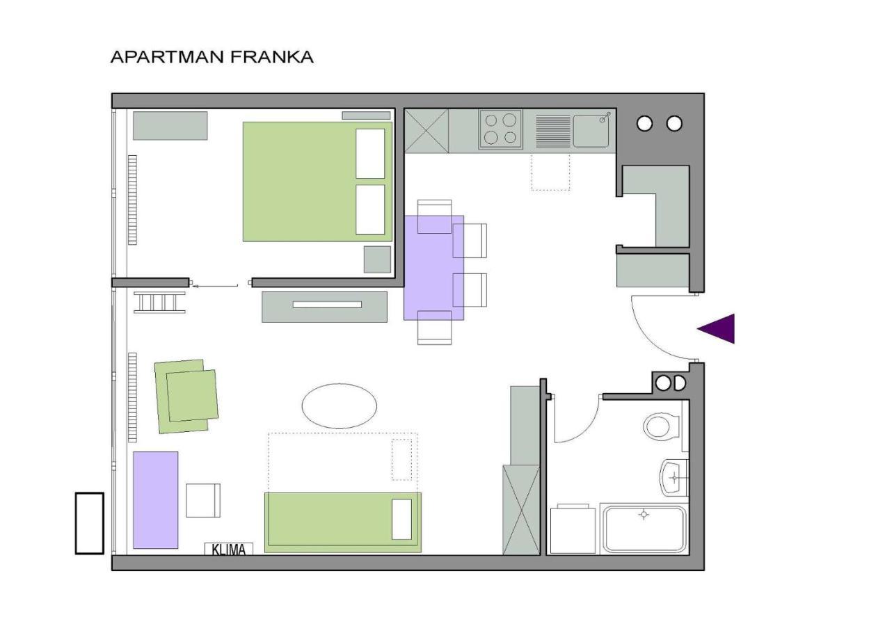 New - Frendly Luxury Apartment Franka Zagreb Exteriör bild